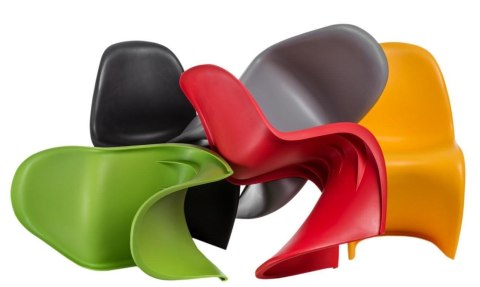 SZARE KRZESŁO PRO LAST, NOWOCZESNE, NIETYPOWE, DO JADALNI, DO KUCHNI