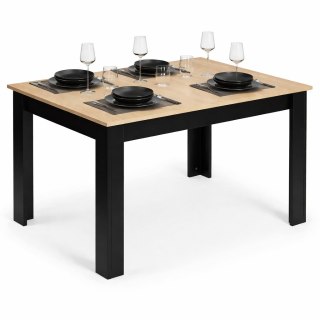 Stół prostokątny do kuchni jadalni dla 4 osób 120x80 cm dąb sonoma ModernHome