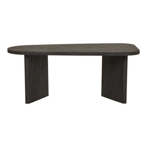 Stolik kawowy Melo 50x100 cm owalny brązowy nowoczesny do salonu ( Rozmiar: uniwersalny )