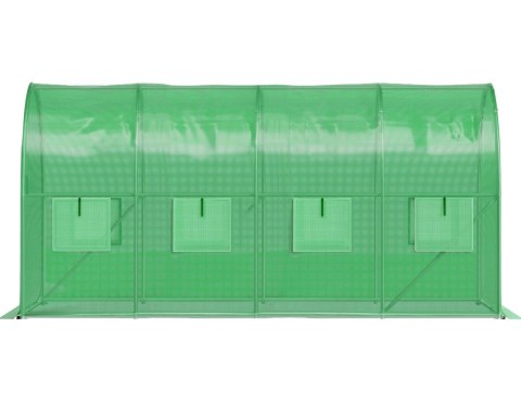 TUNEL FOLIOWY OGRODOWY VERDURA, SZKLARNIA 4X2X2M, 8M2, UV, METALOWY STELAŻ