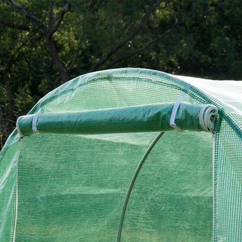 TUNEL FOLIOWY OGRODOWY VERDURA, SZKLARNIA 4X2X2M, 8M2, UV, METALOWY STELAŻ