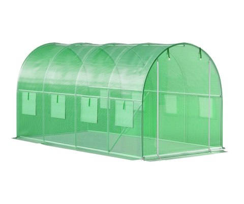 TUNEL FOLIOWY OGRODOWY VERDURA, SZKLARNIA 4X2X2M, 8M2, UV, METALOWY STELAŻ