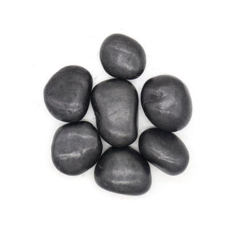 Kamień OTOCZAK 3-5 cm 100 kg polerowany czarny