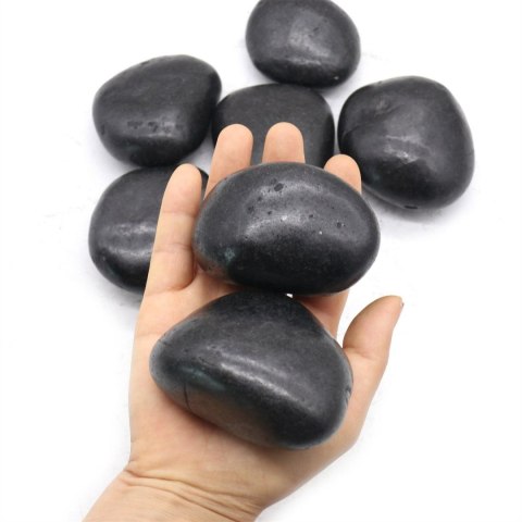 Kamień OTOCZAK 3-5 cm 100 kg polerowany czarny