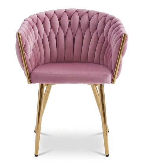 KRZESŁO TAPICEROWANE VELLUTO, WELUROWE, DO SALONU, JADALNI, VELVET, GLAMOUR