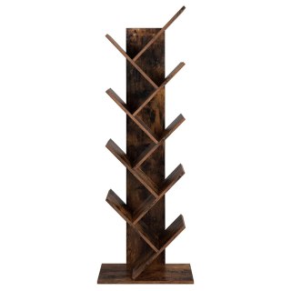 REGAŁ NA KSIĄŻKI ARBORES, PÓŁKA, SZAFKA, DO SALONU, BIUROWY, LOFT, 50 CM