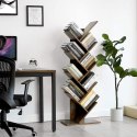 REGAŁ NA KSIĄŻKI ARBORES, PÓŁKA, SZAFKA, DO SALONU, BIUROWY, LOFT, 50 CM