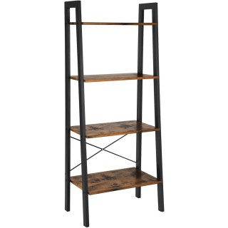 REGAŁ RUSTIQUE NA KSIĄŻKI, PÓŁKA, LOFT, INDUSTRIALNY, DO SALONU, 56 CM