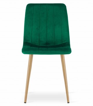 KRZESŁO TAPICEROWANE CLARITAS, WELUROWE, SALON, JADALNI, VELVET, NOWOCZESNE