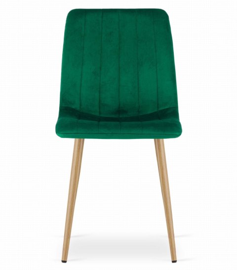 KRZESŁO TAPICEROWANE CLARITAS, WELUROWE, SALON, JADALNI, VELVET, NOWOCZESNE