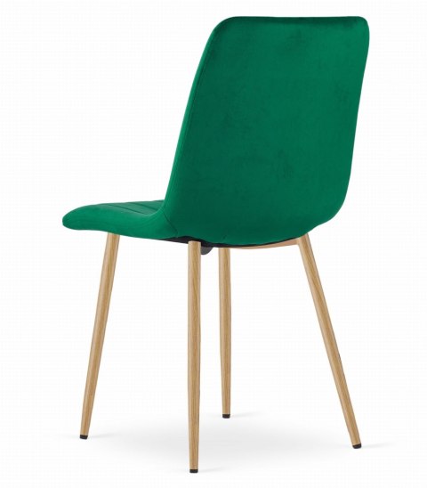 KRZESŁO TAPICEROWANE CLARITAS, WELUROWE, SALON, JADALNI, VELVET, NOWOCZESNE