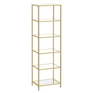REGAŁ AURELIA NA KSIĄŻKI, PÓŁKA DO SALONU, LOFT, BIUROWY, OTWARTY, 177 CM