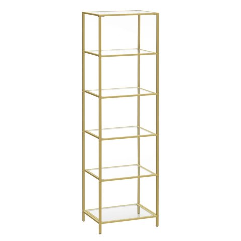 REGAŁ AURELIA NA KSIĄŻKI, PÓŁKA DO SALONU, LOFT, BIUROWY, OTWARTY, 177 CM
