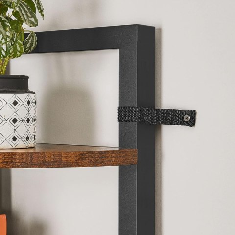 REGAŁ NA KSIĄŻKI FERME, 5 PÓŁEK, LOFT, INDUSTRIALNY, DO SALONU, BIUROWY, CM