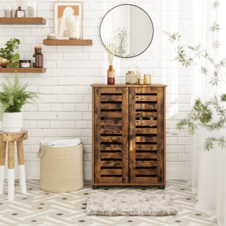 SZAFKA ŁAZIENKOWA CHARME, RUSTYKALNY BRĄZ, LOFT, STOJĄCA, REGAŁ, RETRO
