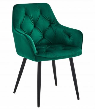 KRZESŁO VELURA, TAPICEROWANE, WELUROWE, ZIELONE, DO SALONU, JADALNI, VELVET