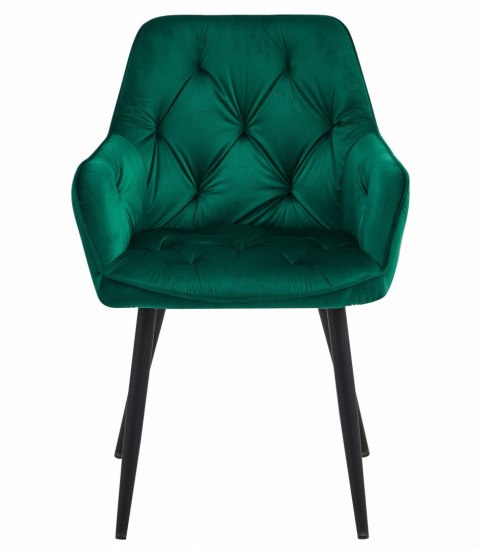 KRZESŁO VELURA, TAPICEROWANE, WELUROWE, ZIELONE, DO SALONU, JADALNI, VELVET