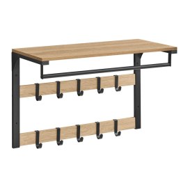 PÓŁKA WISZĄCA ŚCIENNA VERCENE, DĄB SONOMA, LOFT, DO SALONU, 65 CM