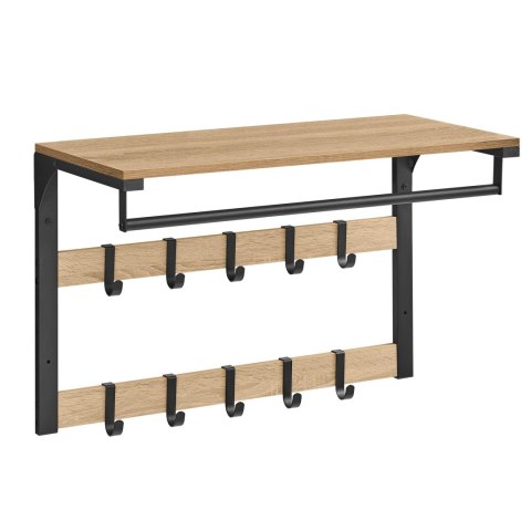 PÓŁKA WISZĄCA ŚCIENNA VERCENE, DĄB SONOMA, LOFT, DO SALONU, 65 CM