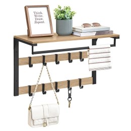 PÓŁKA WISZĄCA ŚCIENNA VERCENE, DĄB SONOMA, LOFT, DO SALONU, 65 CM