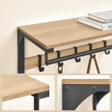 PÓŁKA WISZĄCA ŚCIENNA VERCENE, DĄB SONOMA, LOFT, DO SALONU, 65 CM