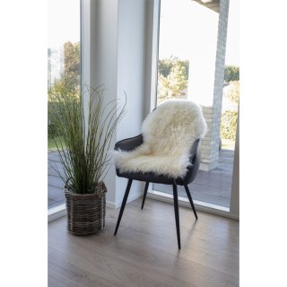 Futerko jagnięce beżowe House Nordic dekoracyjna poduszka na krzesło do salonu 50x85 ( Rozmiar: uniwersalny )