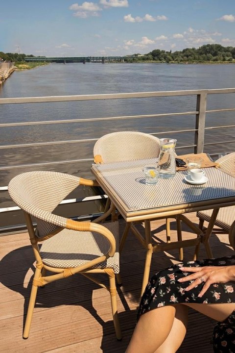 KRZESŁO RATTANOWE CAFELLI, DO SALONU, JADALNI, KUCHNI, NOWOCZESNE, BEŻOWE