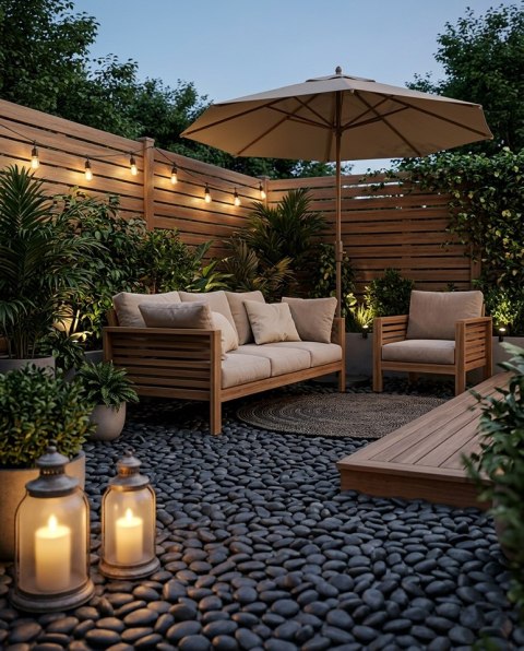 Kamień OTOCZAK 2-3 cm 200 kg polerowany czarny