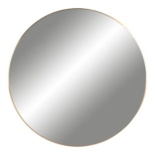 Lustro okrągłe 100 cm Jersey w złotej ramie do salonu lub sypialni House Nordic ( Rozmiar: uniwersalny )