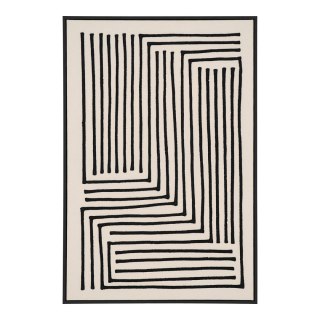 Obraz dekoracyjny Lipari No.3 60x90 czarno-beżowy do salonu ( Rozmiar: uniwersalny )