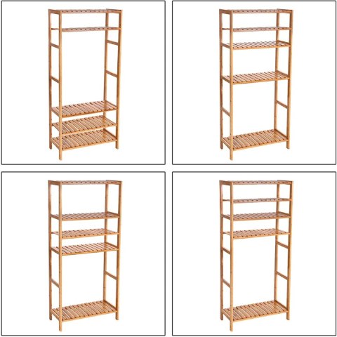 REGAŁ LUMINA, SZAFKA NA KSIĄŻKI, 5 PÓŁEK, PÓŁKA, OTWARTY, LOFT, SALONU, CM