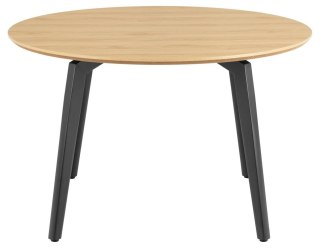 Stół Cadiz okrągły 120cm naturalny/czarny ( Rozmiar: uniwersalny )