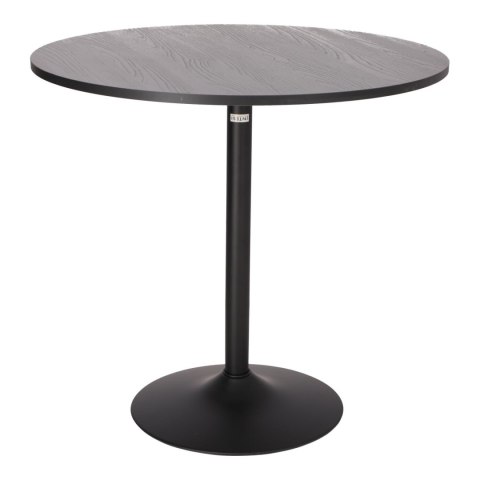 Stół Hvar 80cm czarny ( Rozmiar: uniwersalny )