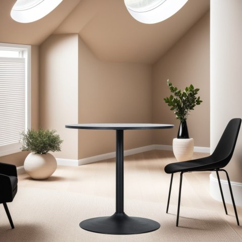 Stół Hvar 80cm czarny ( Rozmiar: uniwersalny )