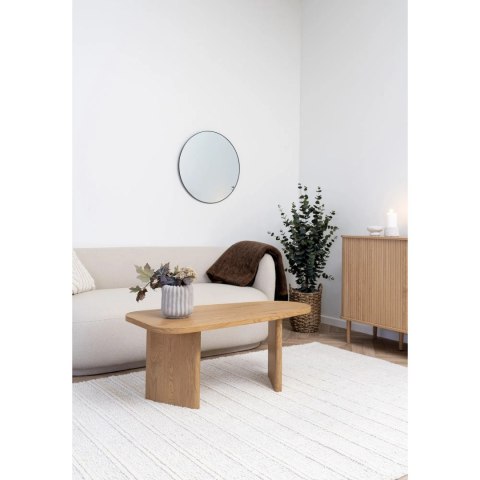Stolik kawowy Melo owalny 50x100 cm nowoczesny do salonu naturalny ( Rozmiar: uniwersalny )