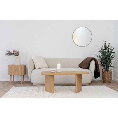 Stolik kawowy Melo owalny 50x100 cm nowoczesny do salonu naturalny ( Rozmiar: uniwersalny )