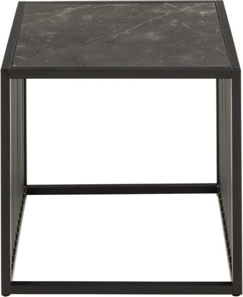 Stolik kawowy Strington 40x40cm marmur czarny ( Rozmiar: uniwersalny )