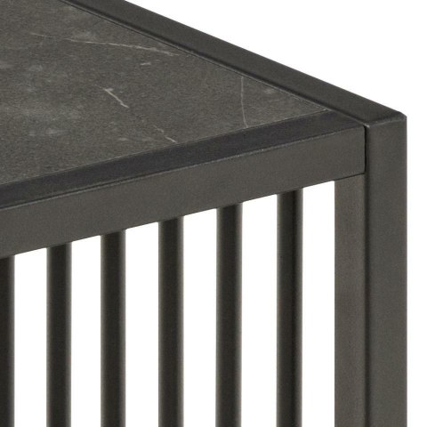Stolik kawowy Strington 40x40cm marmur czarny ( Rozmiar: uniwersalny )