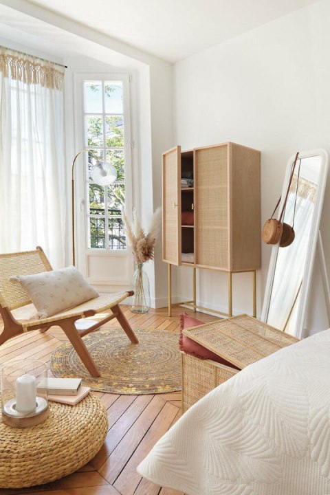 Wysoka komoda Rayo rattan ( Rozmiar: uniwersalny )