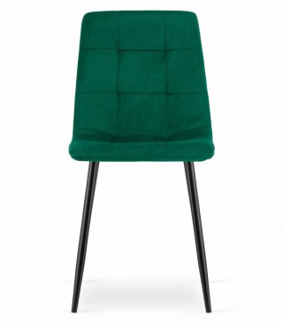 KRZESŁO TAPICEROWANE ASTRAEA, WELUROWE, DO SALONU, JADALNI, VELVET, GLAMOUR