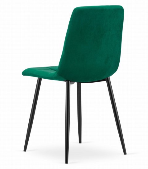 KRZESŁO TAPICEROWANE ASTRAEA, WELUROWE, DO SALONU, JADALNI, VELVET, GLAMOUR