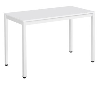 STÓŁ PROSTOKĄTNY PURE, 120X60, BIAŁY, NOWOCZESNY, KUCHNI, JADALNI, BIURKO