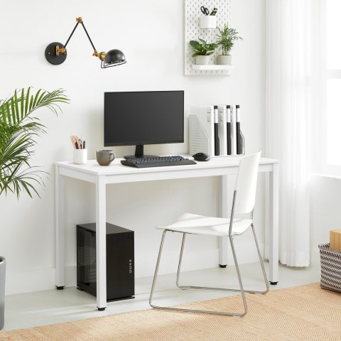 STÓŁ PROSTOKĄTNY PURE, 120X60, BIAŁY, NOWOCZESNY, KUCHNI, JADALNI, BIURKO