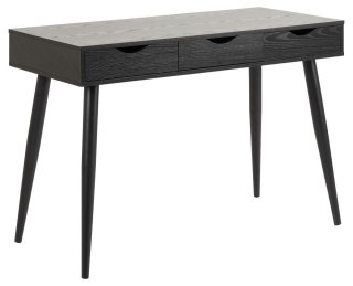 Biurko skandynawskie Scandi czarne z 3 szufladami do pracy 110 cm Intesi ( Rozmiar: uniwersalny )