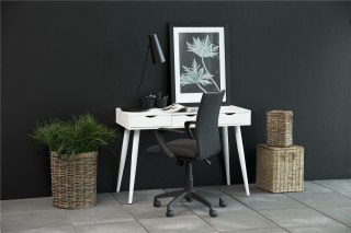 Biurko skandynawskie Scandi czarne z 3 szufladami do pracy 110 cm Intesi ( Rozmiar: uniwersalny )