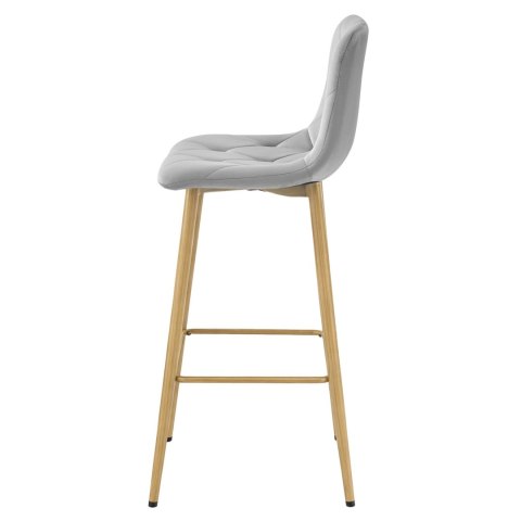 HOKER BAROWY AURA, KRZESŁO DO KUCHNI, NOWOCZESNE, WYGODNE, DESIGN, PODNÓŻEK