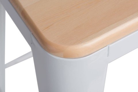 Hoker Paris Wood 75cm biały sosna naturalna ( Rozmiar: uniwersalny )