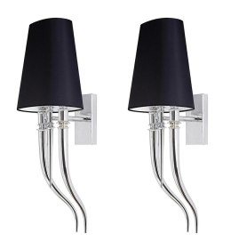 MOOSEE zestaw 2 sztuk lamp ściennych DEVIL WALL 1 czarny