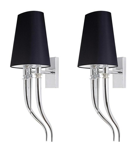 MOOSEE zestaw 2 sztuk lamp ściennych DEVIL WALL 1 czarny