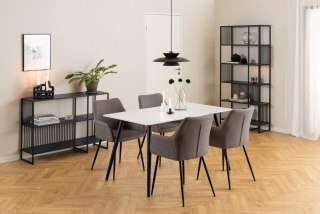 REGAŁ NA KSIĄŻKI VERTO, 5 PÓŁEK, DO SALONU, LOFT, INDUSTRIALNY, OTWARTY